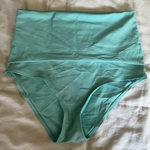 Aerie Turquoise High Waisted Bikini Bottoms